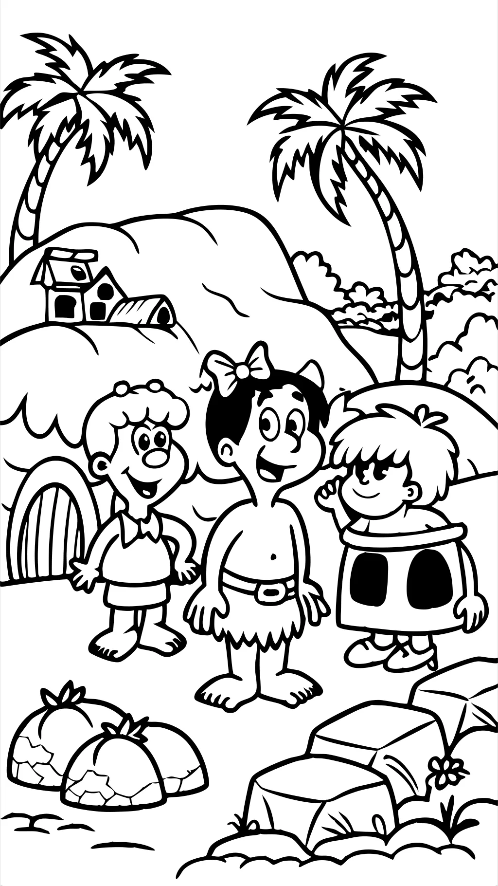 flintstones coloring pages